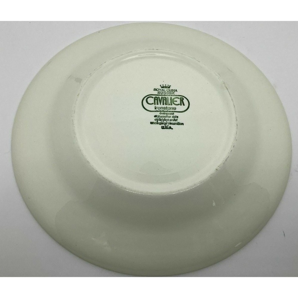 Royal China‎  Cavalier SUSSEX 10" Ironstone Dinner Plate Brown Floral Pattern ## - Picture 2 of 2